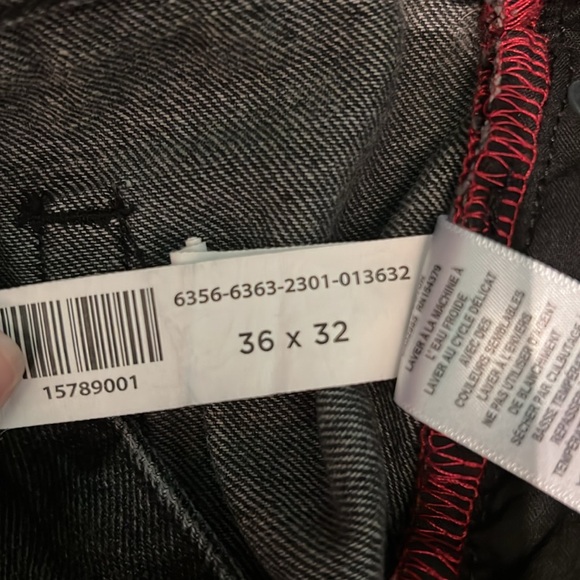 Blue Notes x Aeropostale Men’s Black Jeans 36 x 32 BRAND NEW (4) PAIRS - Picture 6 of 7